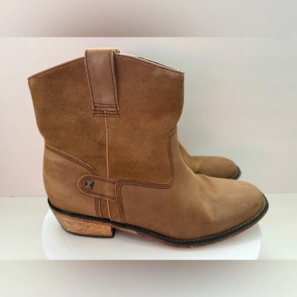 Santa Fe Boot Co. Leather Ankle Boots - Size 8 - Picture 2 of 11